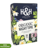 Heath and Heather Organic Tea - Soft & Sleepy Night Time - Chamomile, Valerian, Hops (20 bags) - Organics.ph