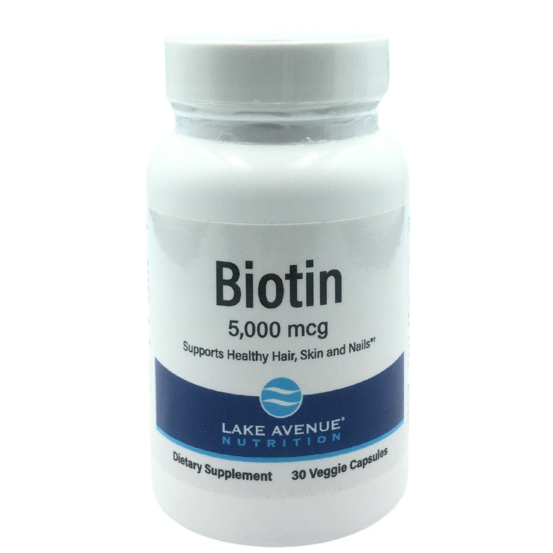 Lake Avenue Biotin 5000 mcg (30 caps) - Organics.ph