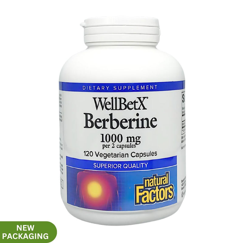 Natural Factors Berberine 500mg (120 caps) - Organics.ph