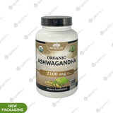 NaturaLife Labs Organic Ashwagandha 2100mg (100 veg caps) - Organics.ph