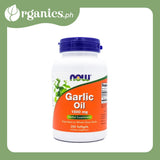 Now Garlic Oil 1500 mg (250 softgels) - Organics.ph