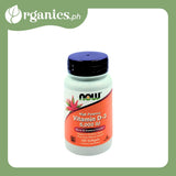 Now High Potency Vitamin D3 5,000 IU (120 Softgels) - Organics.ph
