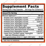 Now Optimal Digestive System, Full Spectrum Enzymes (90 caps) - Organics.ph