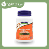 Now Probiotic - 10 Strains 50 Billion CFU (50 caps) - Organics.ph