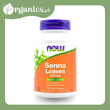 Now Senna Leaves 470 mg (100 caps) - Organics.ph
