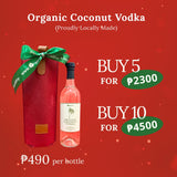Organic Coconut Vodka (Proudly Locally Made) - PRE-ORDER - Organics.ph