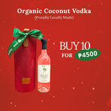 Organic Coconut Vodka (Proudly Locally Made) - PRE-ORDER Buy 10 bottles - Organics.ph