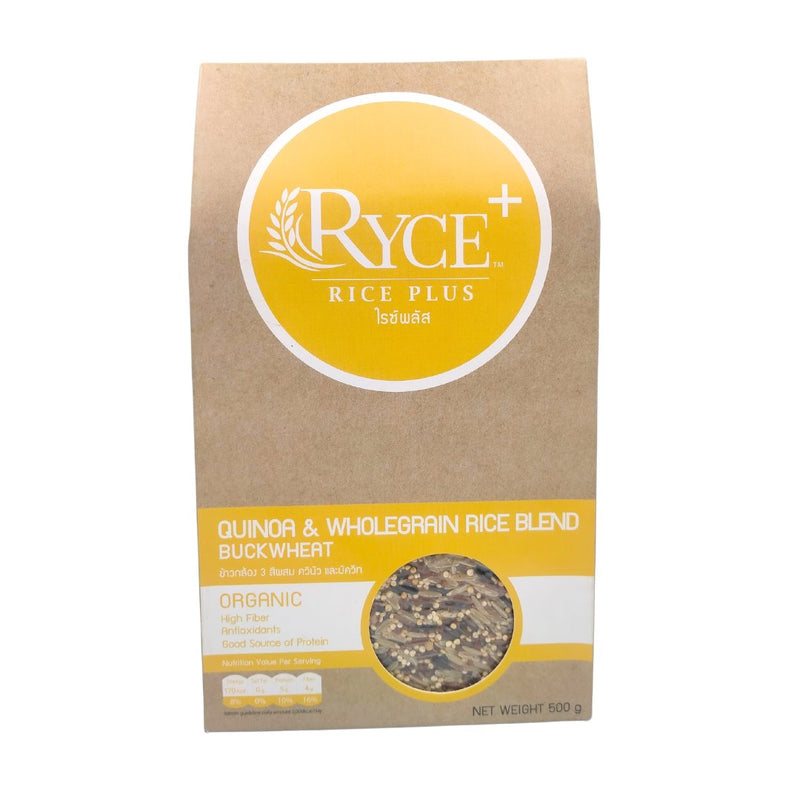 Ryce+ Organic Quinoa, Wholegrain Rice & Buckwheat Blend (500g) - Organics.ph