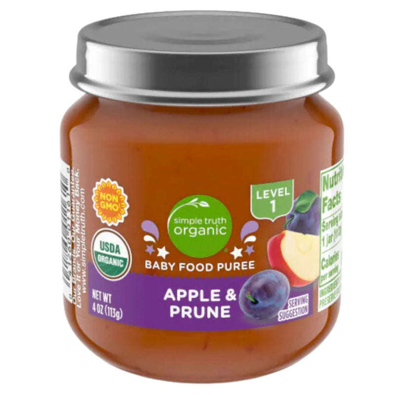 Simple Truth Organic Baby Food Puree Level 1 - Apple & Prune (113g jar) - Organics.ph