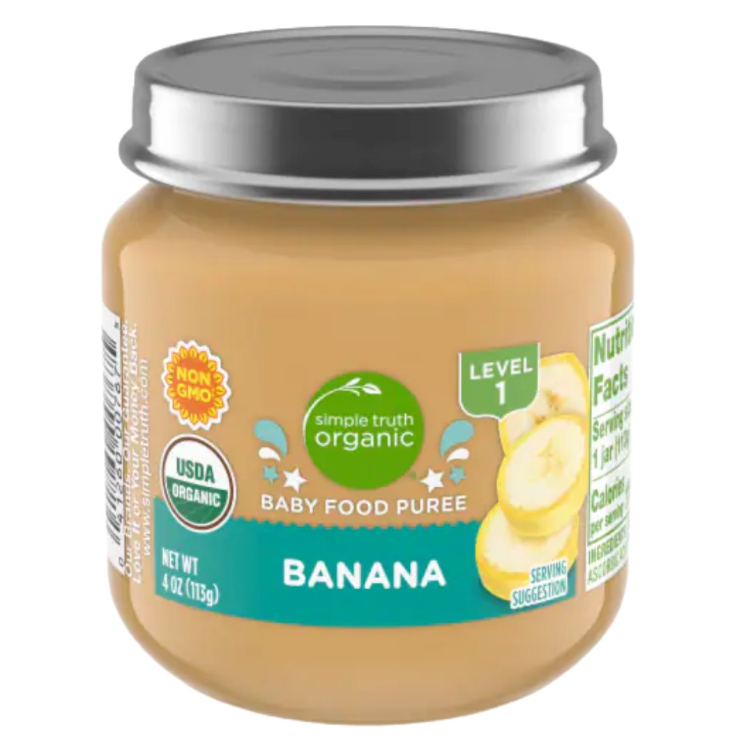 Simple Truth Organic Baby Food Puree Level 1 - Banana (113g jar)