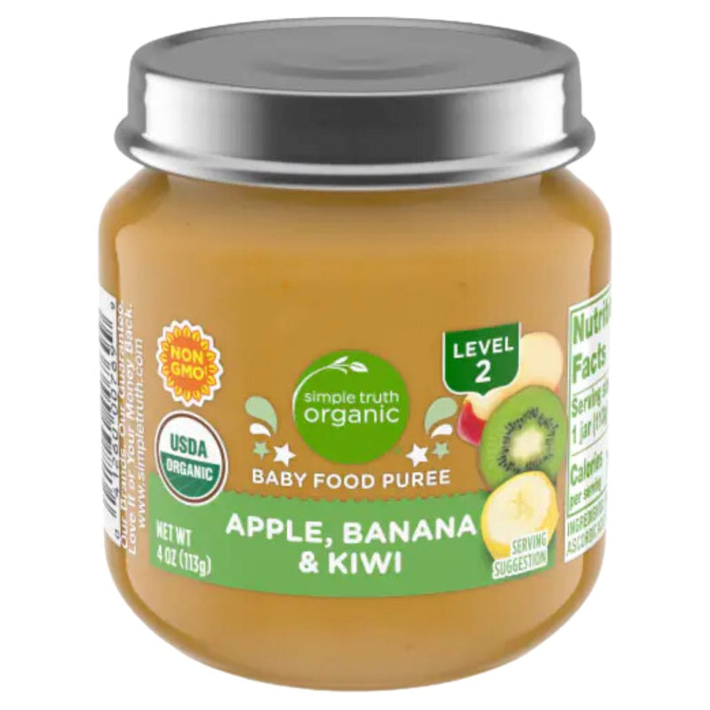 Simple Truth Organic Baby Food Puree Level 2 - Apple, Banana & Kiwi (113g jar) - Organics.ph