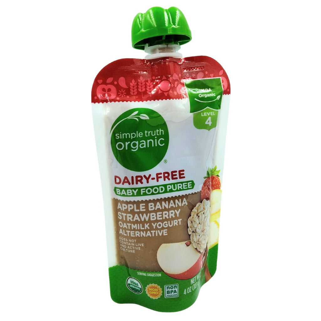 Puree Level 4 Sticker Simple Truth Organic Baby Food Puree Level 4 - Apple Banana Strawberry ...