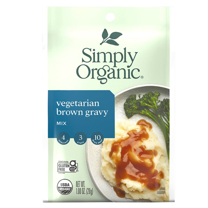 Simply Organic Vegetarian Brown Gravy Mix (28g) - Organics.ph