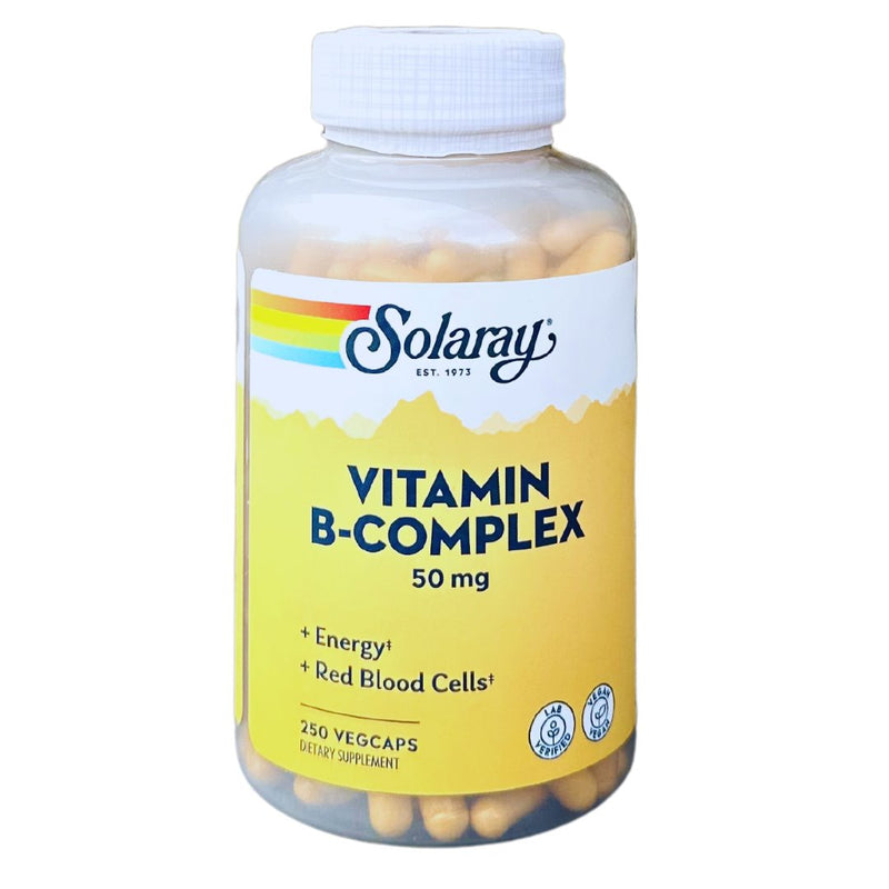 Solaray Vitamin B-Complex 100 (250 veg caps) - Organics.ph
