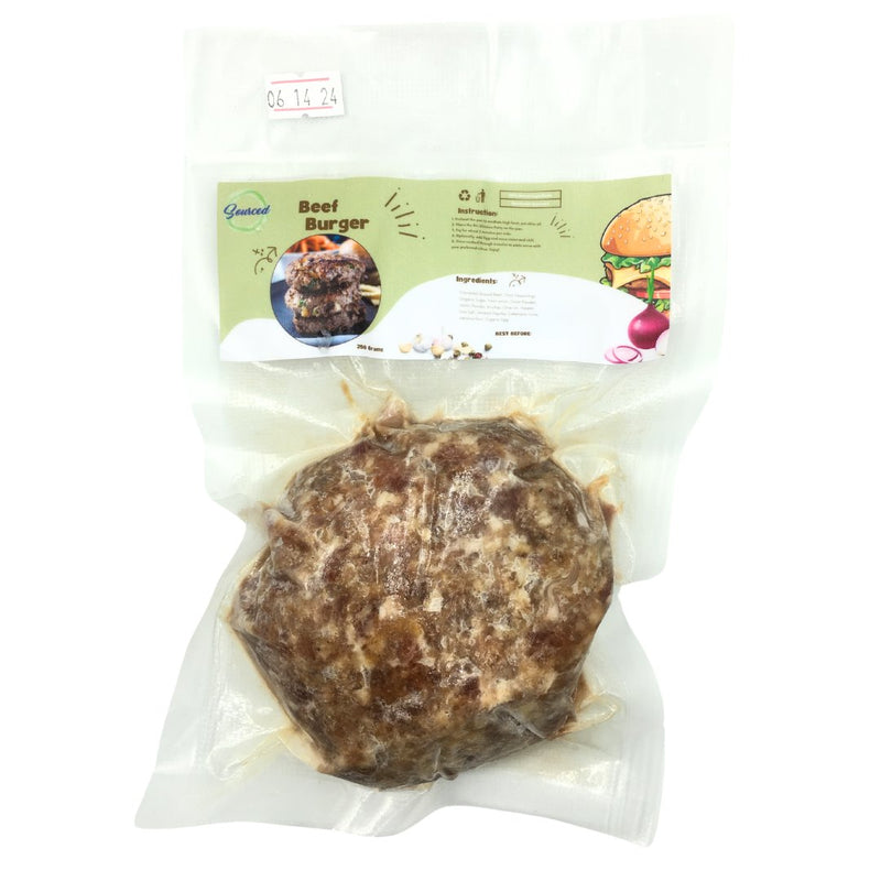 Sourced Beef Burger Patties - Ready to Cook (250g) - Organics.ph