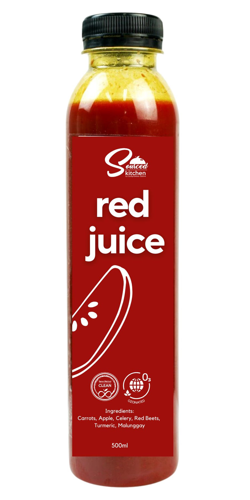 Sourced Kitchen Morning Red Juice (500ml) - Organics.ph