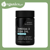 Sports Research Omega-3 Fish Oil Triple Strength (30 Softgels) - Organics.ph