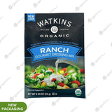 Watkins Organic Ranch Salad Dressing Mix (24g) - Organics.ph