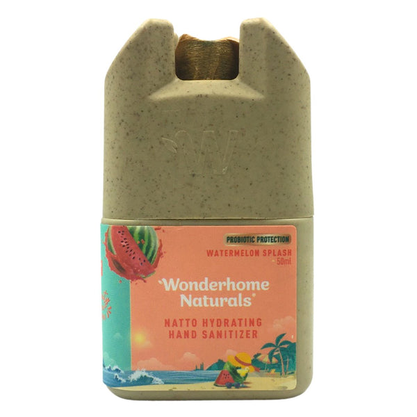 Wonderhome Naturals Natto Hydrating Hand Sanitizer - Watermelon Splash (50ml) - Organics.ph
