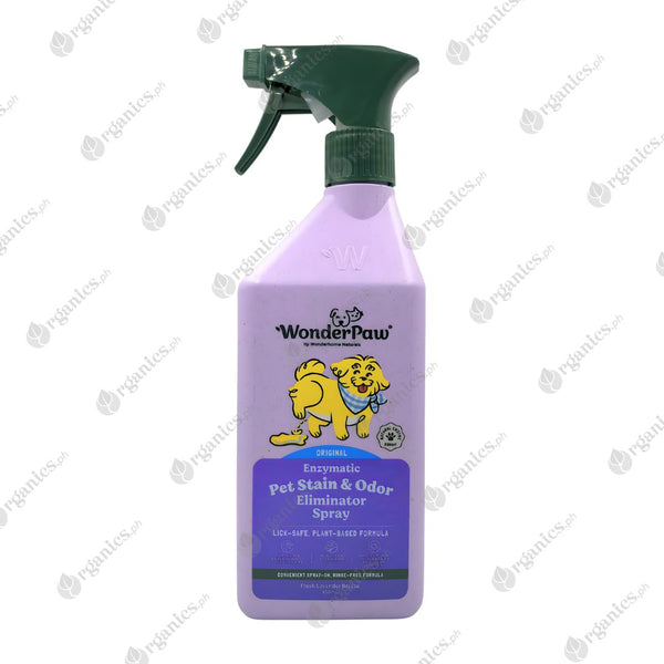 Wonderhome Naturals WonderPaw Enzymatic Pet Stain & Odor Eliminator Spray - Fresh Lavender Breeze (650ml) - Organics.ph