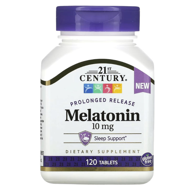 21st Century Prolonged Release Melatonin 10mg (120 tablets) - Organics.ph