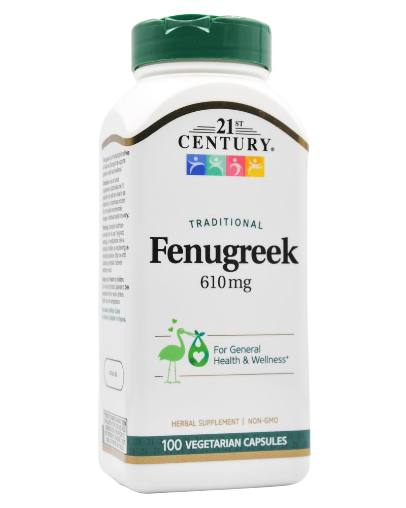21st Century Traditional Fenugreek 610mg (100 caps) - Organics.ph