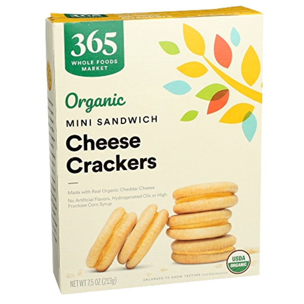 365 Organic Mini Sandwich - Cheese Crackers (213g) - Organics.ph