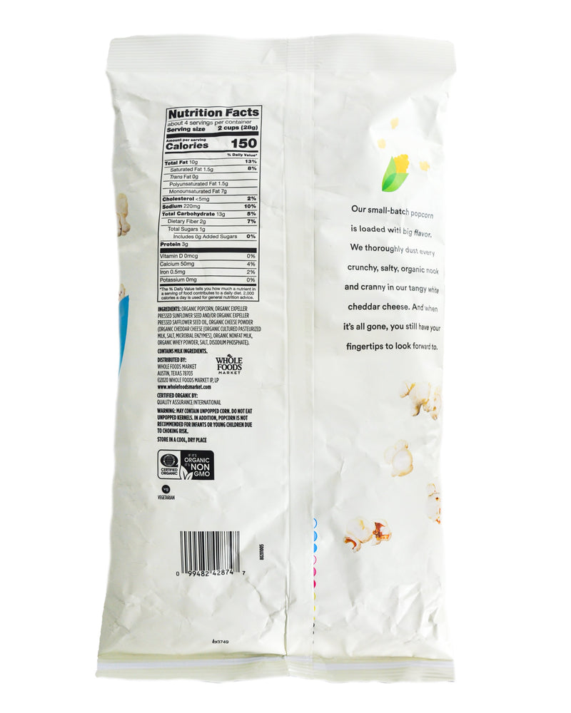 365 Organic Popcorn - White Cheddar (113g) - Organics.ph