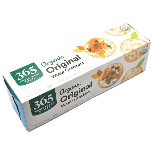 365 Organic Water Crackers - Original (125g) - Organics.ph