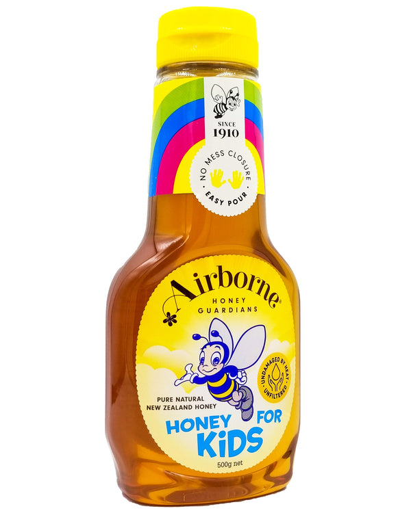 Airborne New Zealand Natural Honey For Kids (500g) - Organics.ph