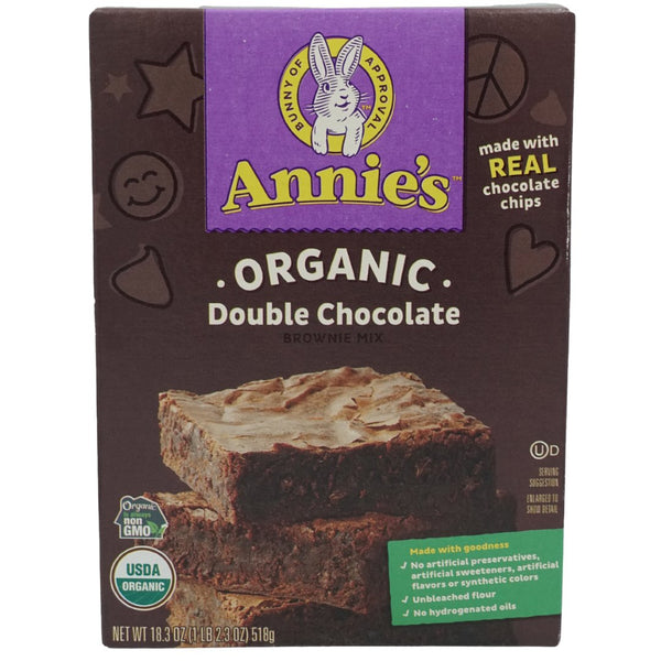 Annie's Organic Brownie Mix - Double Chocolate (518g) - Organics.ph