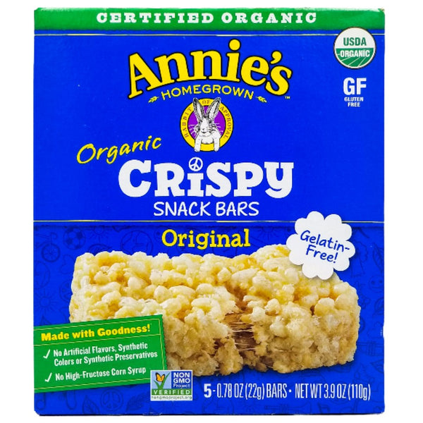 Annie's Organic Crispy Snack Bar - Original (110g) - Organics.ph