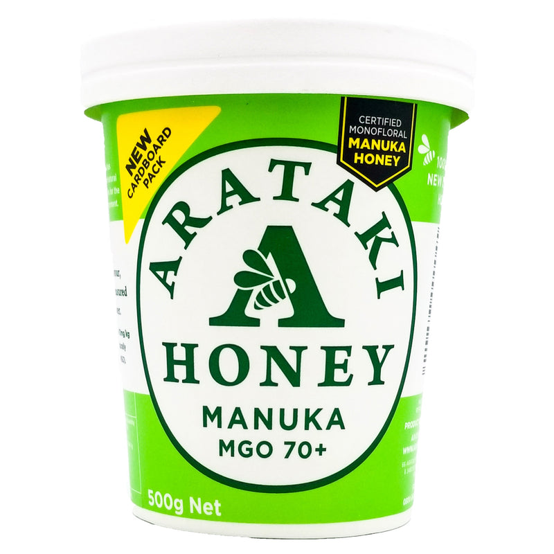 Arataki New Zealand Manuka Honey MGO 70+ (500g) - Organics.ph