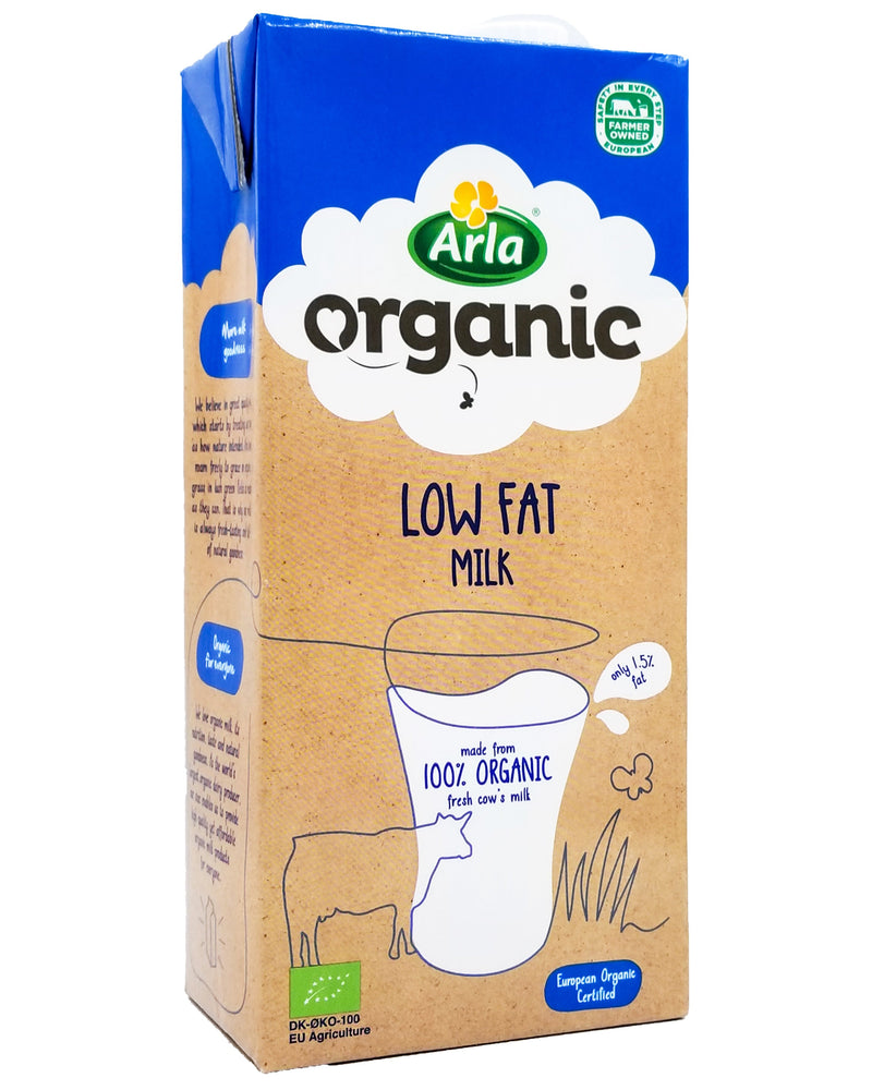 Arla Organic Low Fat Milk (1 Liter) - Organics.ph