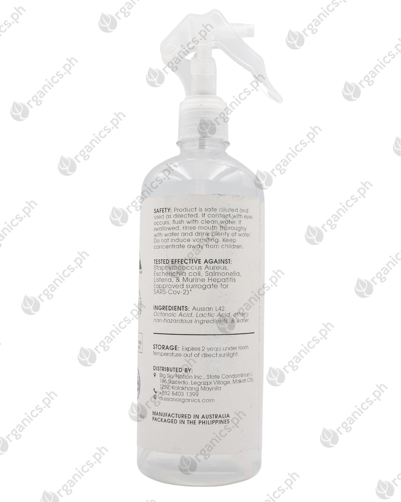 Aussan Organics Disinfectant Spray - Ready to Use (500ml) - Organics.ph