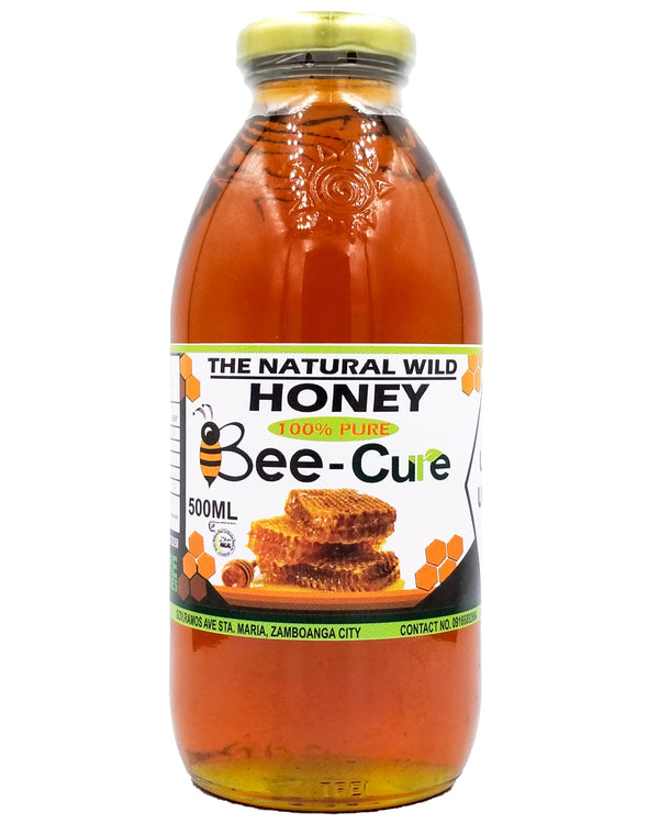 Bee-cure Natural Wild Honey (500ml) - Organics.ph