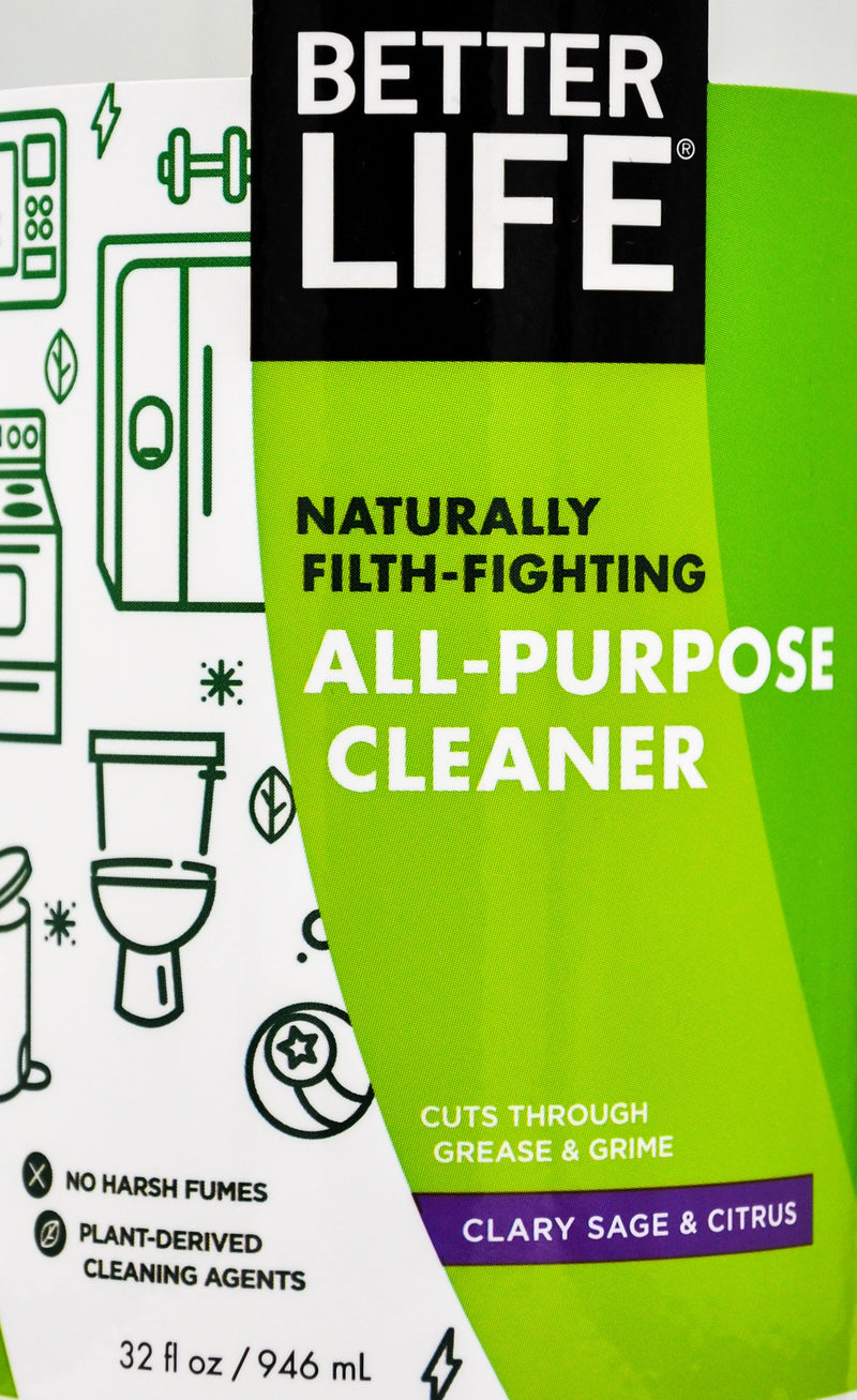 Better Life Natural All - Purpose Cleaner - Clary Sage & Citrus (946ml) - Organics.ph