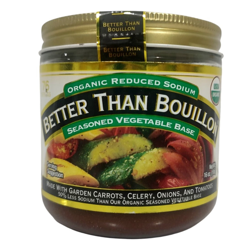 Better Than Bouillon Organic Seasoned Vegetable Base - Reduced Sodium (454g) - Organics.ph
