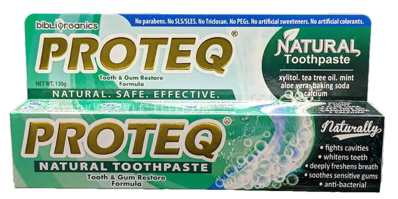 Bibliorganics Proteq Natural Toothpaste - Organics.ph