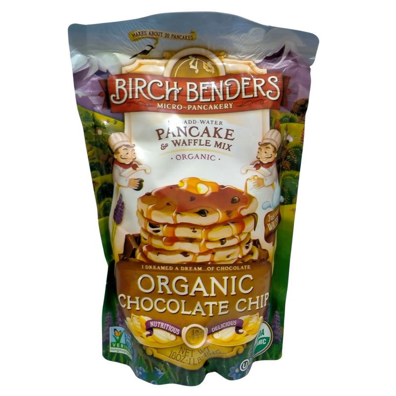 Birch Benders Organic Pancake & Waffle Mix - Chocolate Chip (454g) - Organics.ph