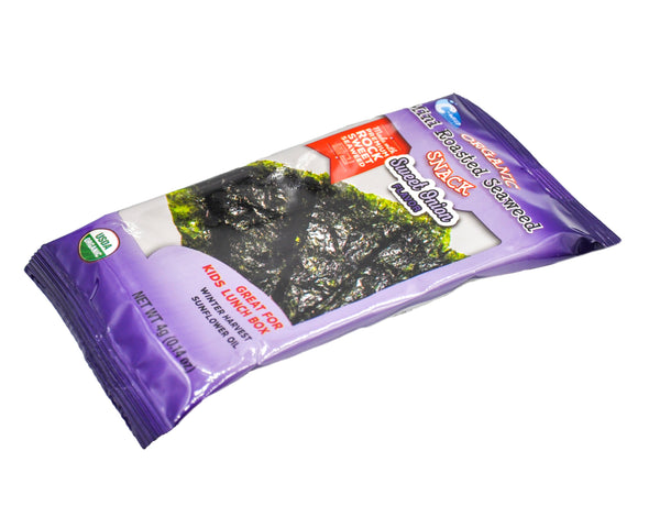 C-Weed Organic Roasted Seaweed Snack - Sweet Onion (4g x 16 packs) - Organics.ph