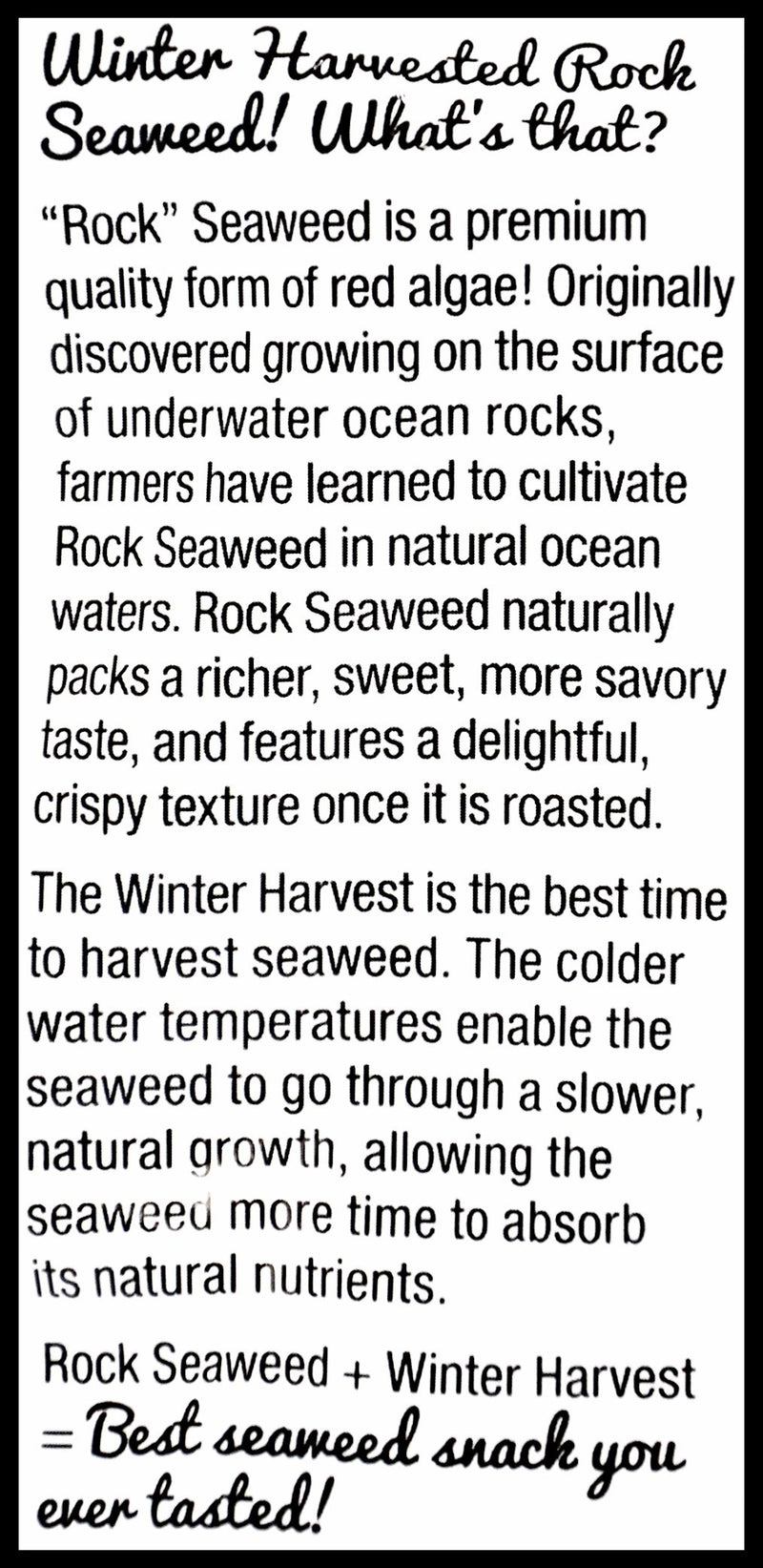 C-Weed Organic Roasted Seaweed Snack - Sweet Onion (4g x 16 packs) - Organics.ph