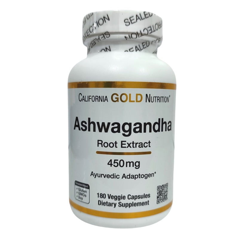 California Gold Ashwagandha Root Extract 450mg (180caps) - Organics.ph