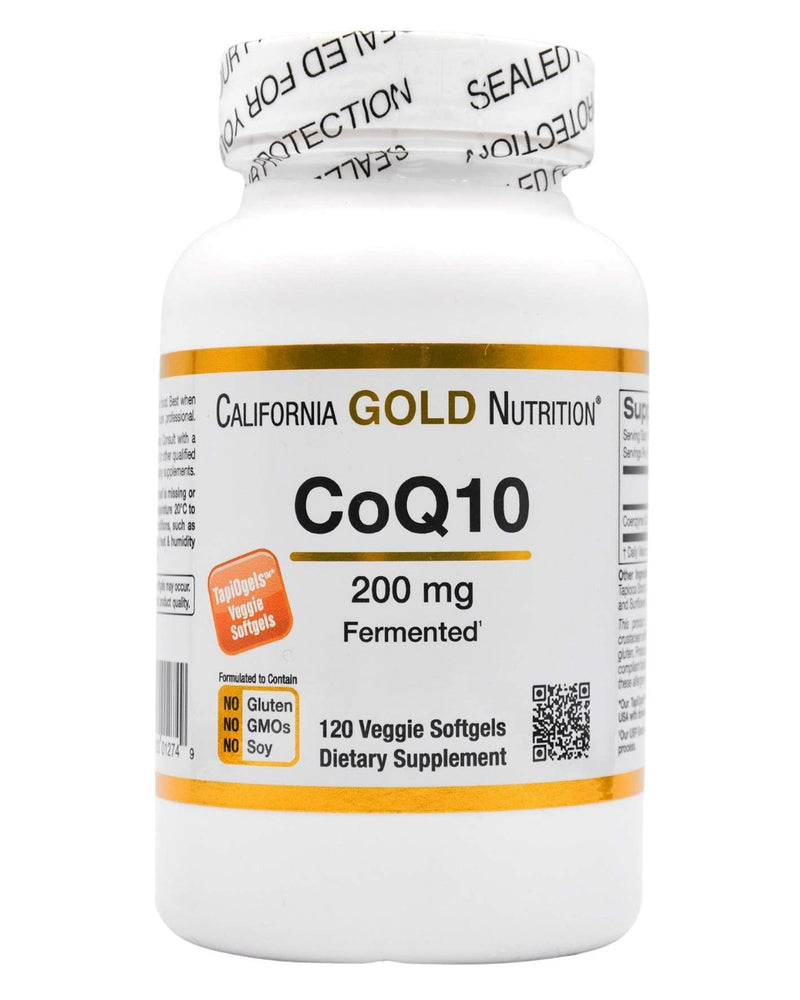 California Gold Co Q-10 200mg (120 softgels) - Organics.ph