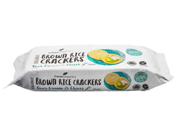 Ceres Organics Brown Rice Crackers - Organics.ph