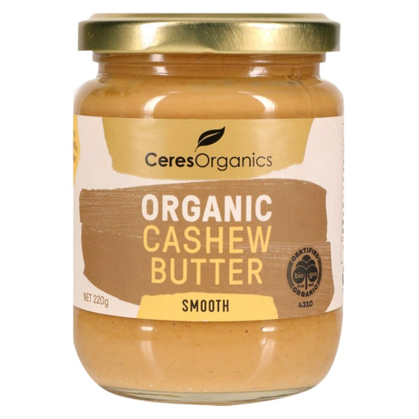 Ceres Organics Cashew Butter - Smooth (220g) - Organics.ph