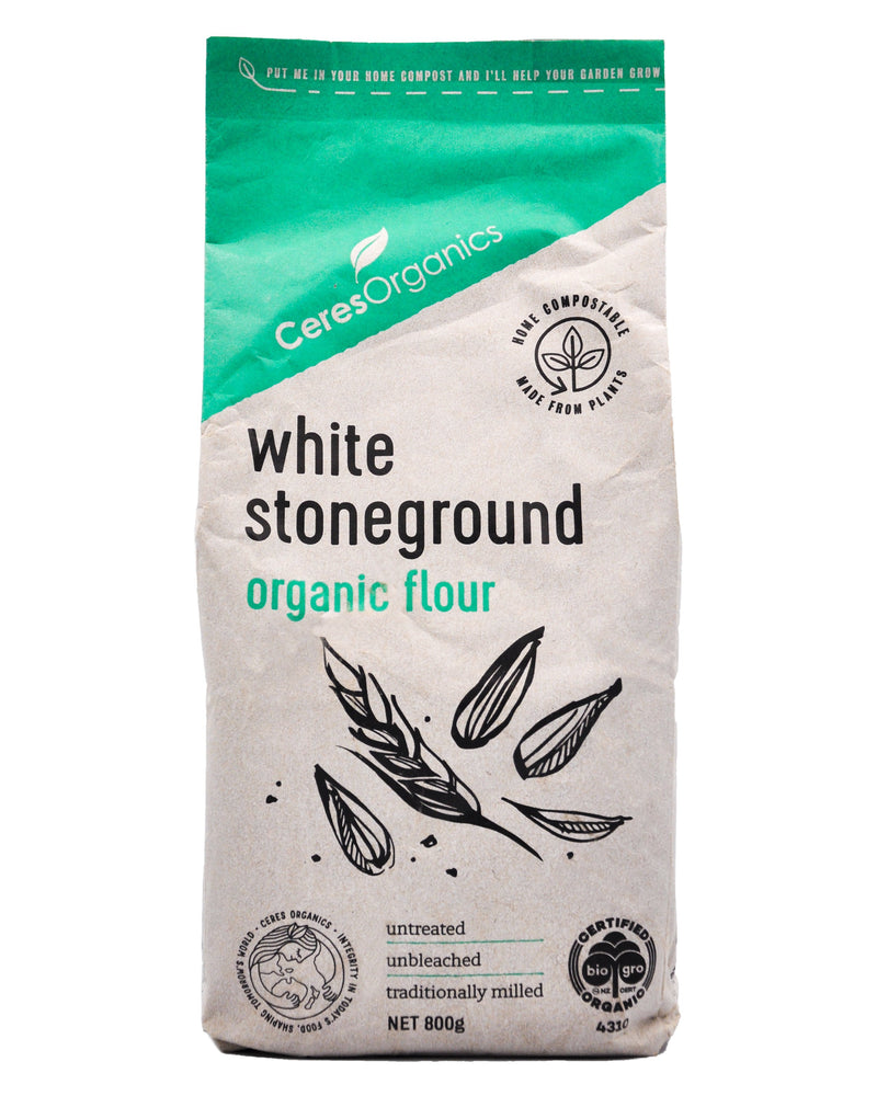 Ceres Organics Flour White Stoneground (800g) - Organics.ph