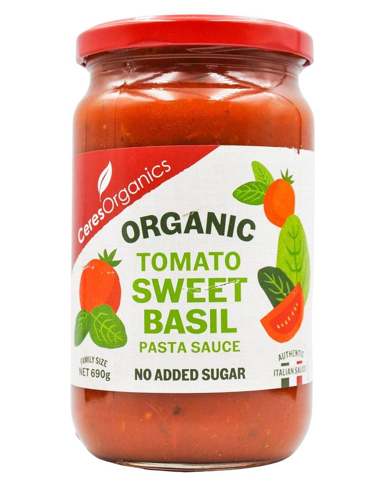 Ceres Organics Pasta Sauce - Tomato Sweet Basil (690g) - Organics.ph
