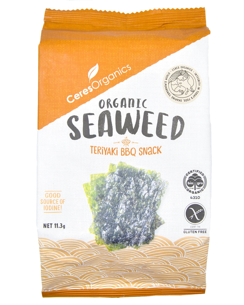 Ceres Organics Seaweed Snack Pack - Teriyaki BBQ (11.3g) - Organics.ph