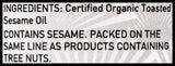 Ceres Organics Toasted Sesame Oil (250ml) - Organics.ph